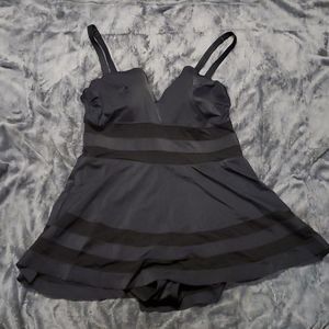 Mesh banded swimsuit! Nwot